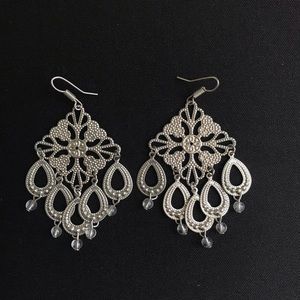 NY&C Metal Chandelier Earrings